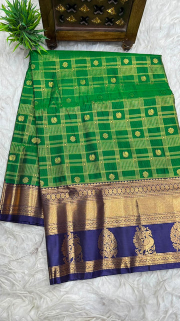 Double Ratium Dharmavaram Pattu Saree