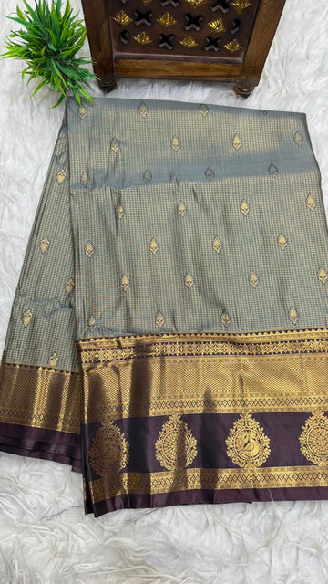 Double Ratium Dharmavaram Pattu Saree