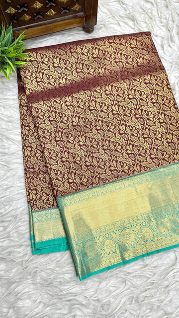 Double Ratium Dharmavaram Pattu Saree