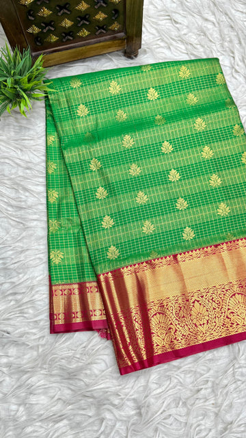 Double Ratium Dharmavaram Pattu Saree
