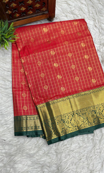 Double Ratium Dharmavaram Pattu Saree