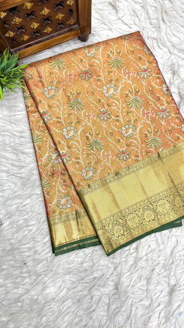 Double Ratium Dharmavaram Pattu Saree