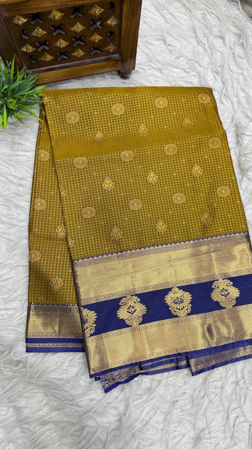 Double Ratium Dharmavaram Pattu Saree