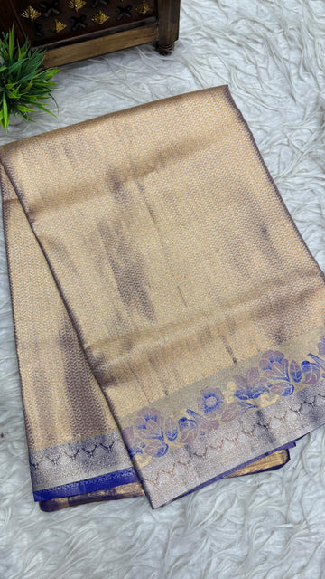 Double Ratium Dharmavaram Pattu Saree