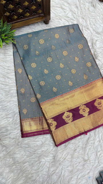 Double Ratium Dharmavaram Pattu Saree