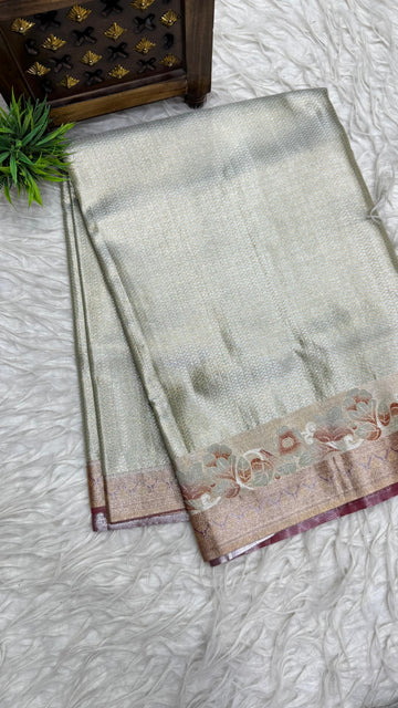 Double Ratium Dharmavaram Pattu Saree