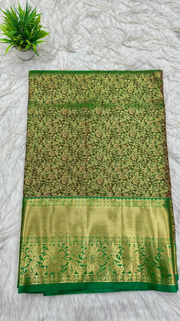 Double Ratium Dharmavaram Pattu Saree