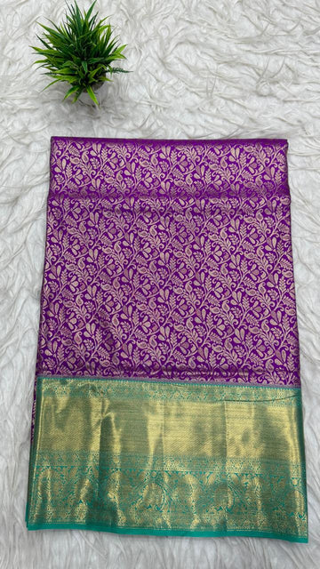 Double Ratium Dharmavaram Pattu Saree