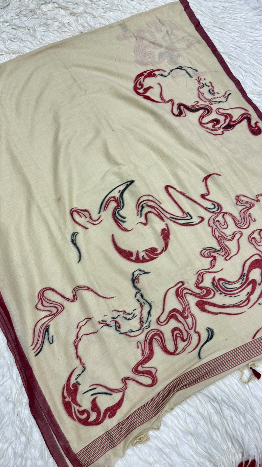 Kadhi Cotton Jamdhani Saree