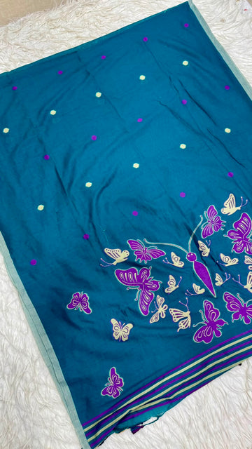 Kadhi Cotton Jamdhani Saree