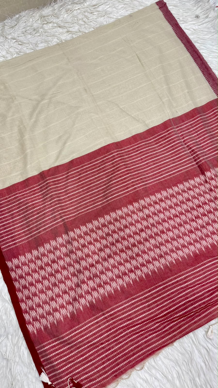 Kadhi Cotton Jamdhani Saree