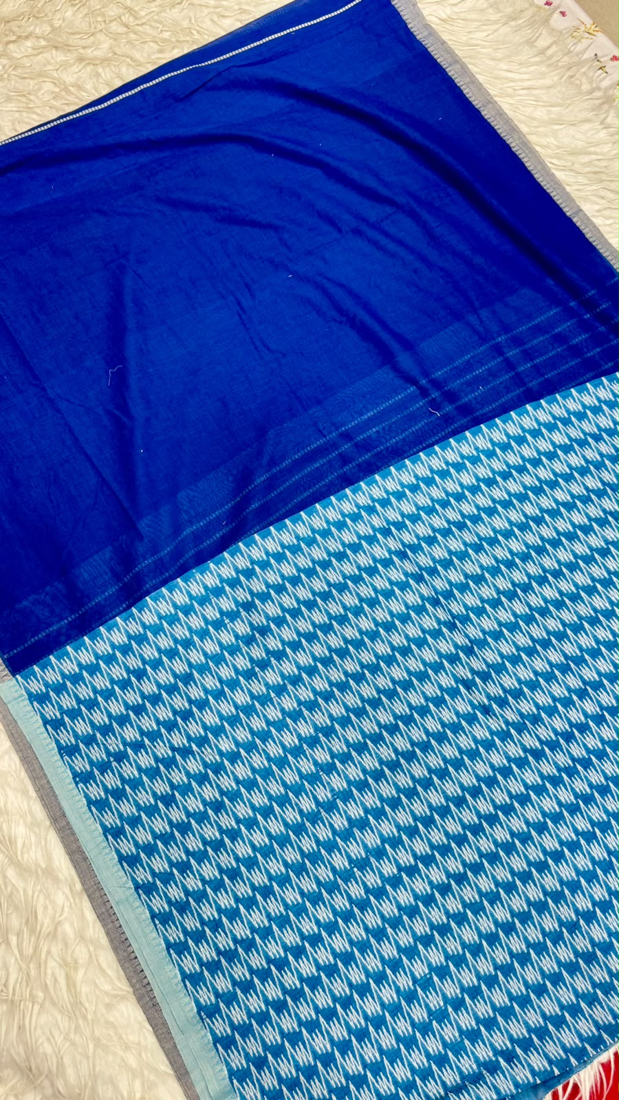 Kadhi Cotton Jamdhani Saree