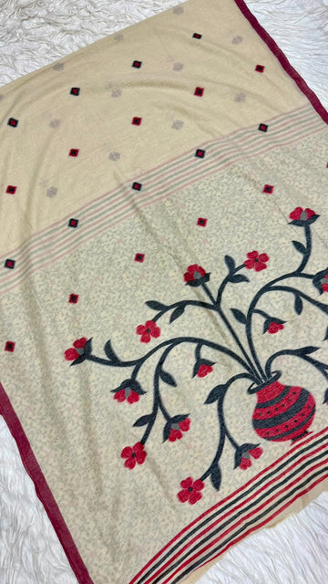 Kadhi Cotton Jamdhani Saree