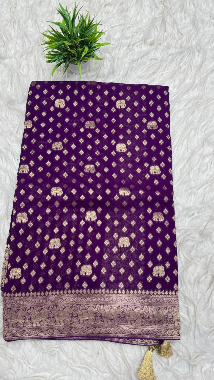 Chinnon Chiffon Saree