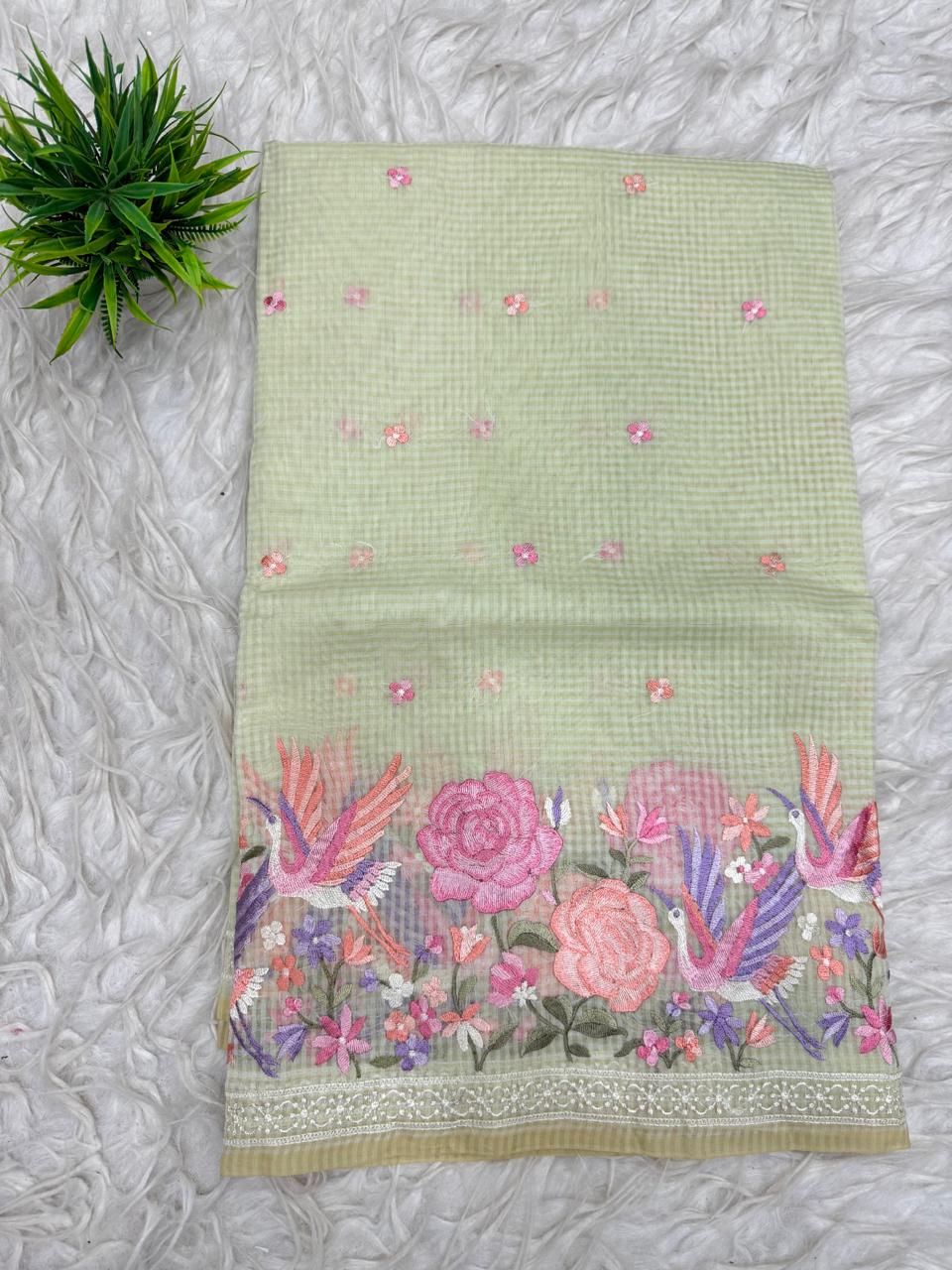 Tusser Kota Saree