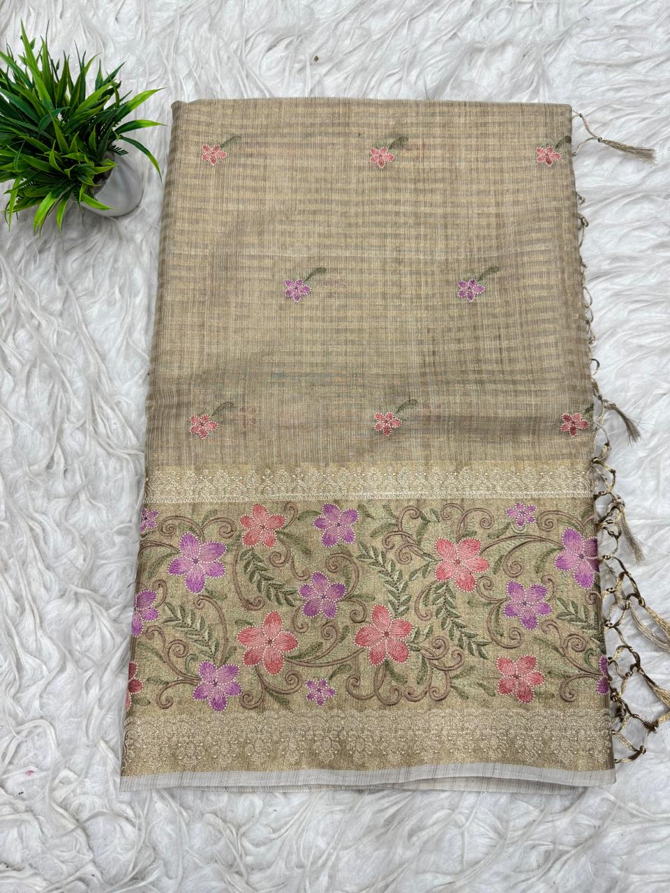Tusser Kota Saree