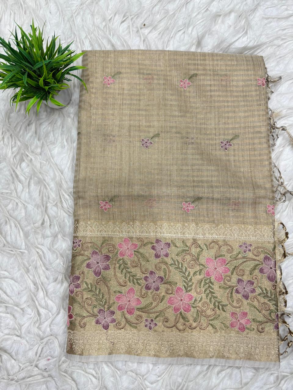 Tusser Kota Saree