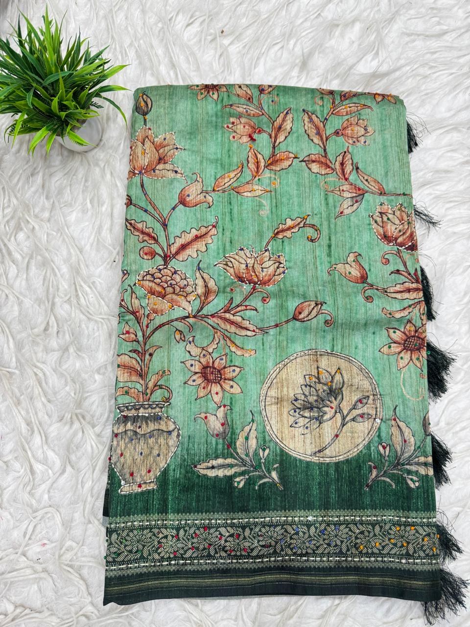 Tusser Kota Saree