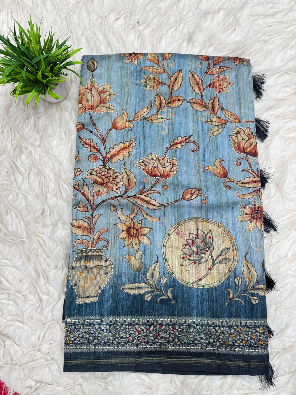 Tusser Kota Saree