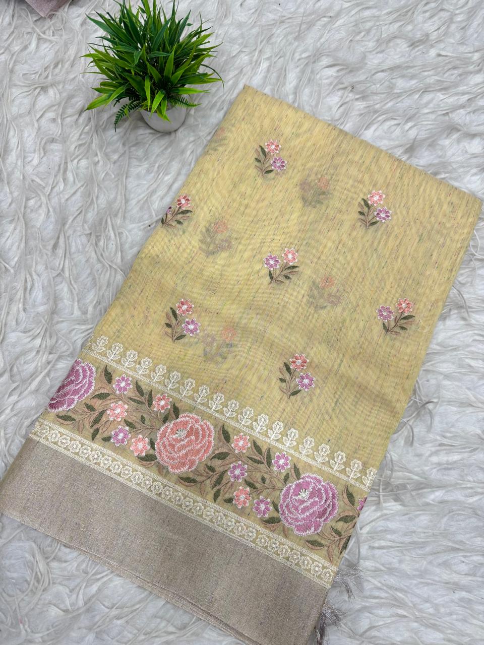 Tusser Kota Saree