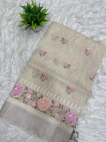 Tusser Kota Saree