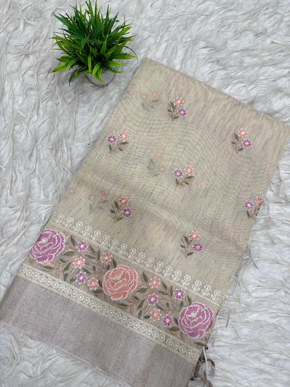 Tusser Kota Saree