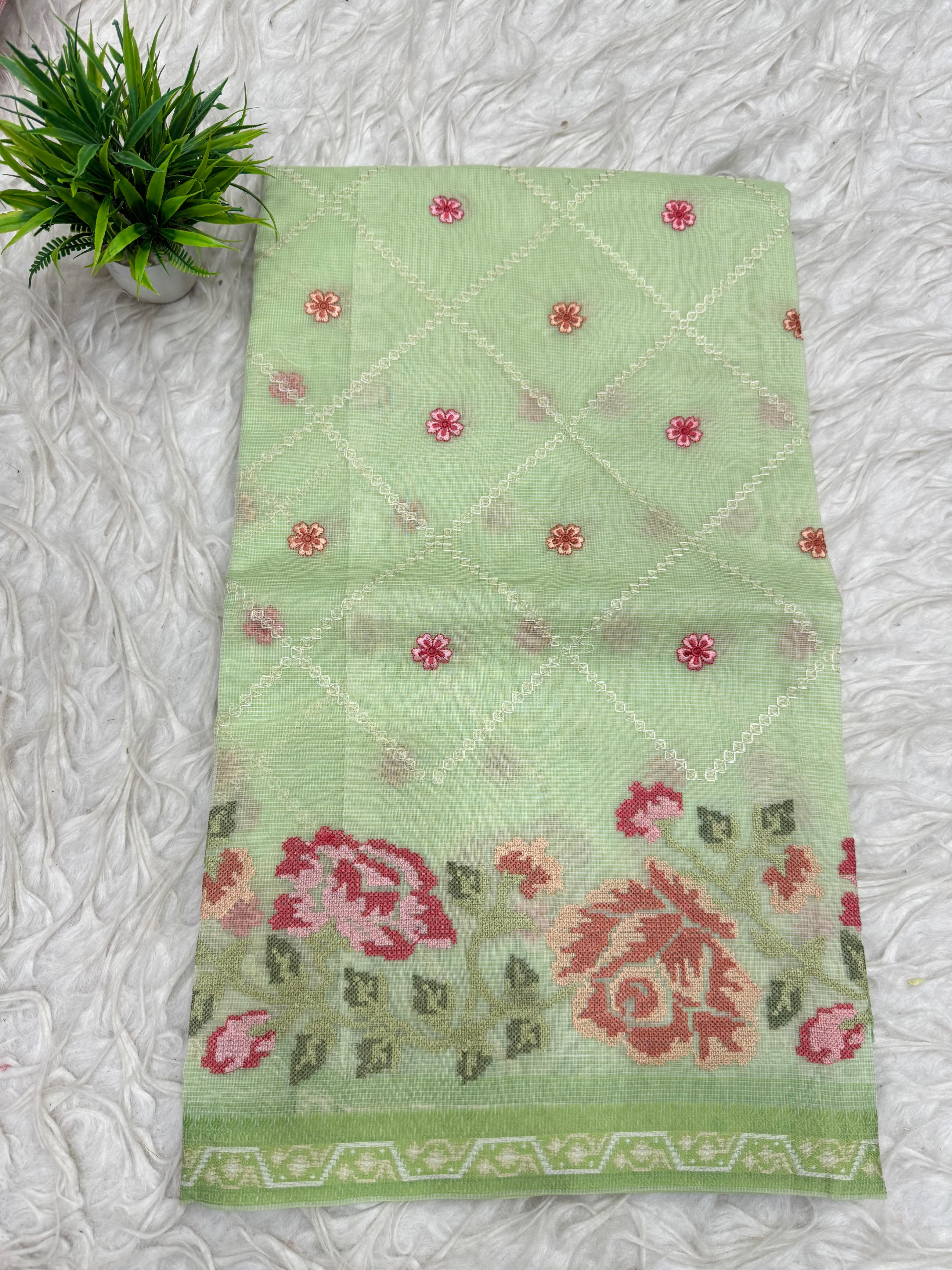 Tusser Kota Saree