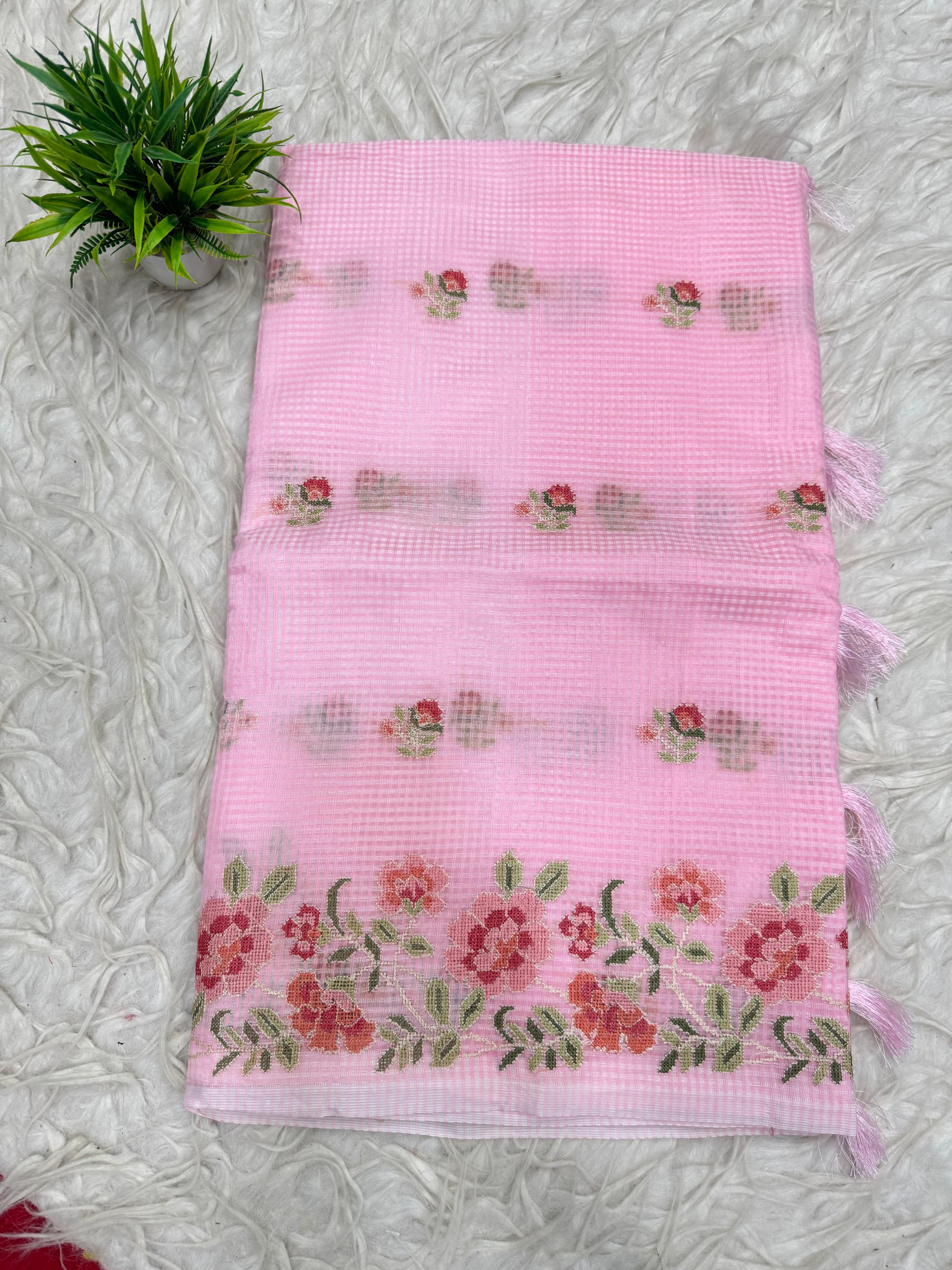 Tusser Kota Saree