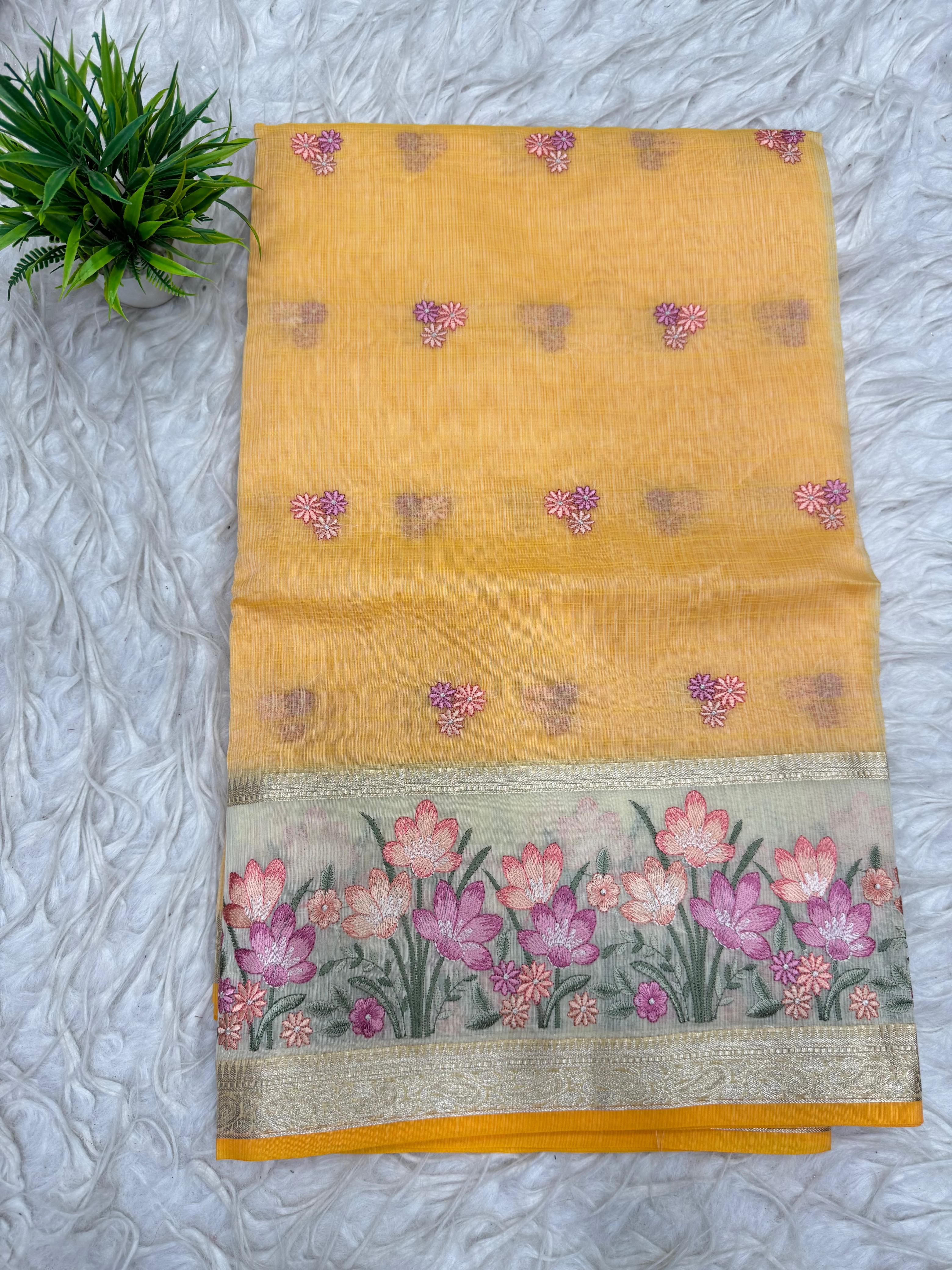 Tusser Kota Saree