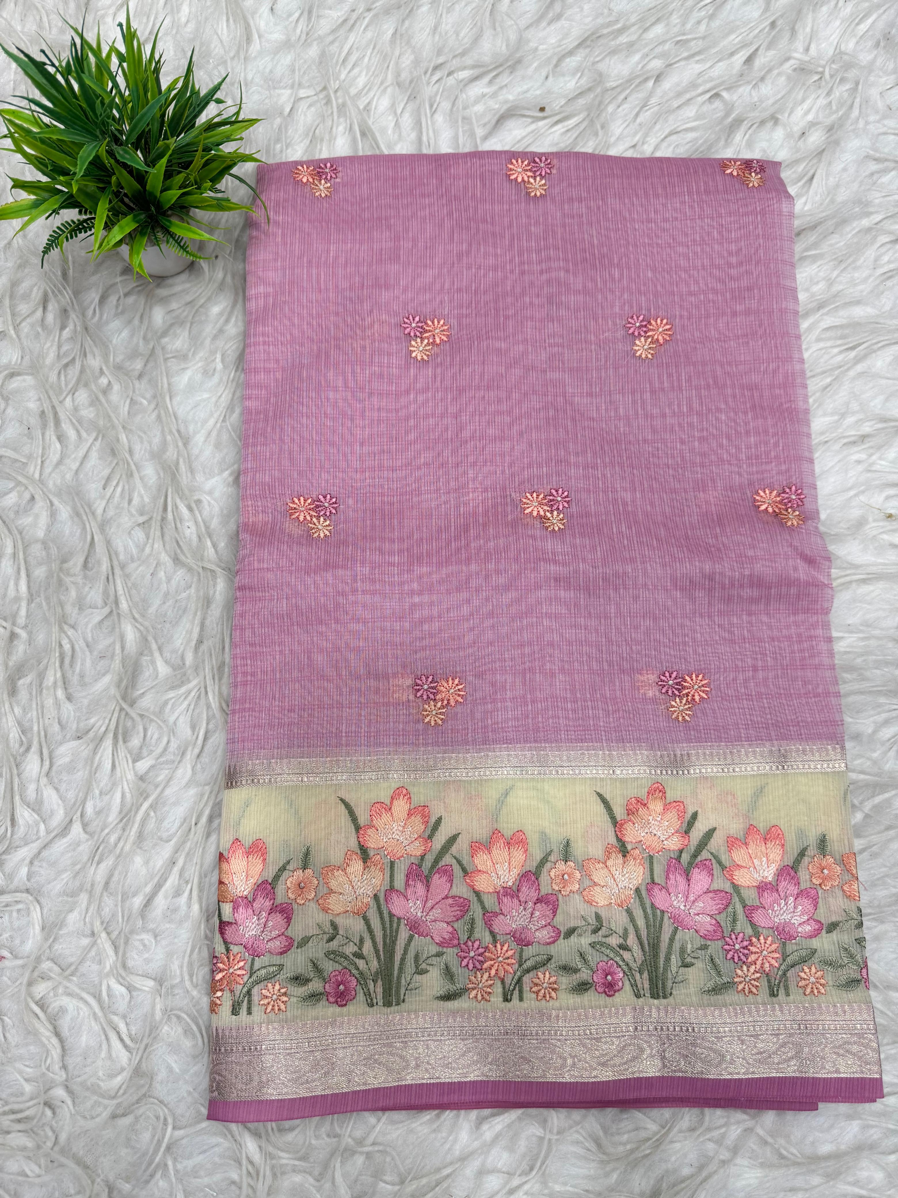 Tusser Kota Saree
