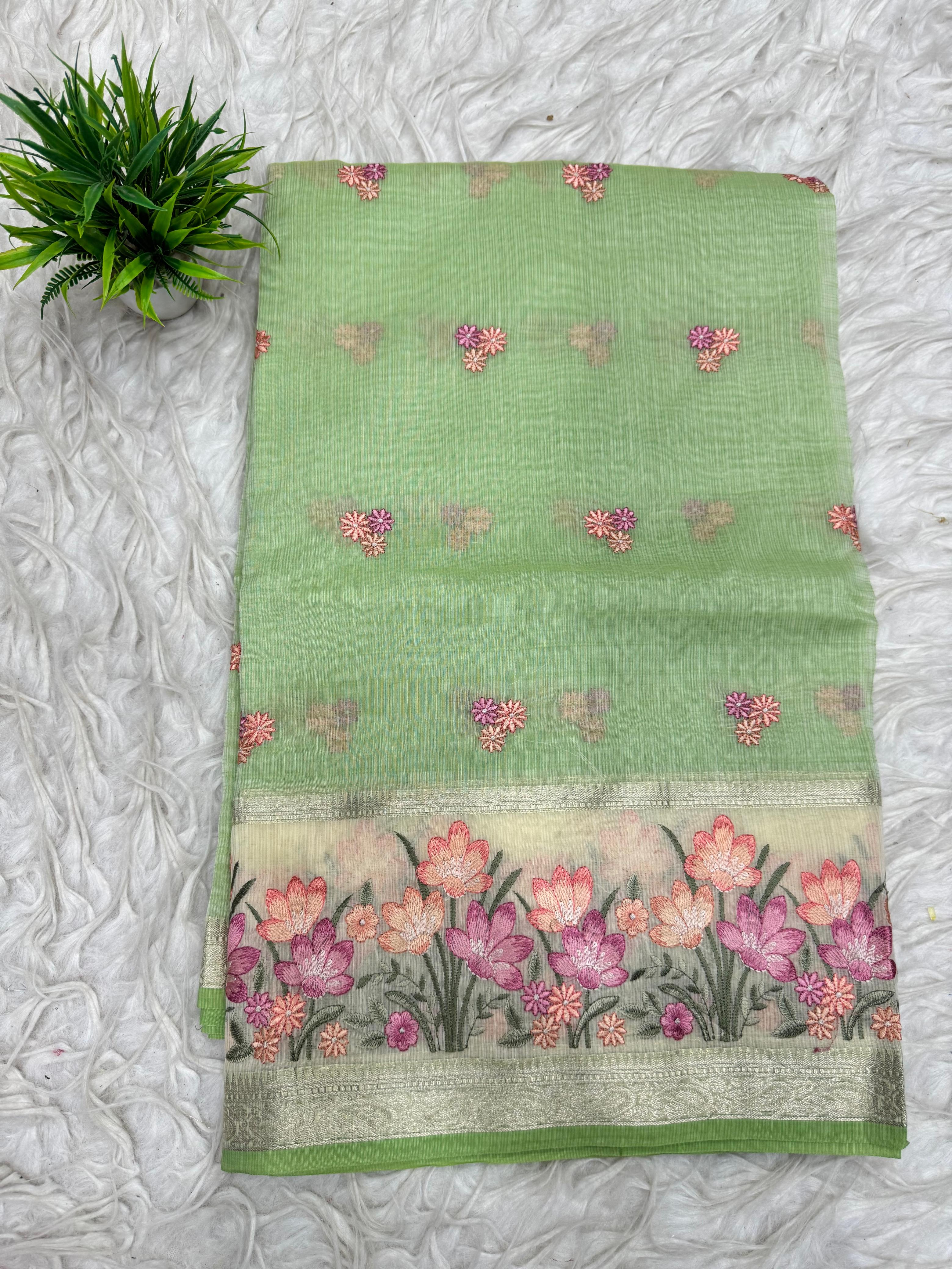 Tusser Kota Saree