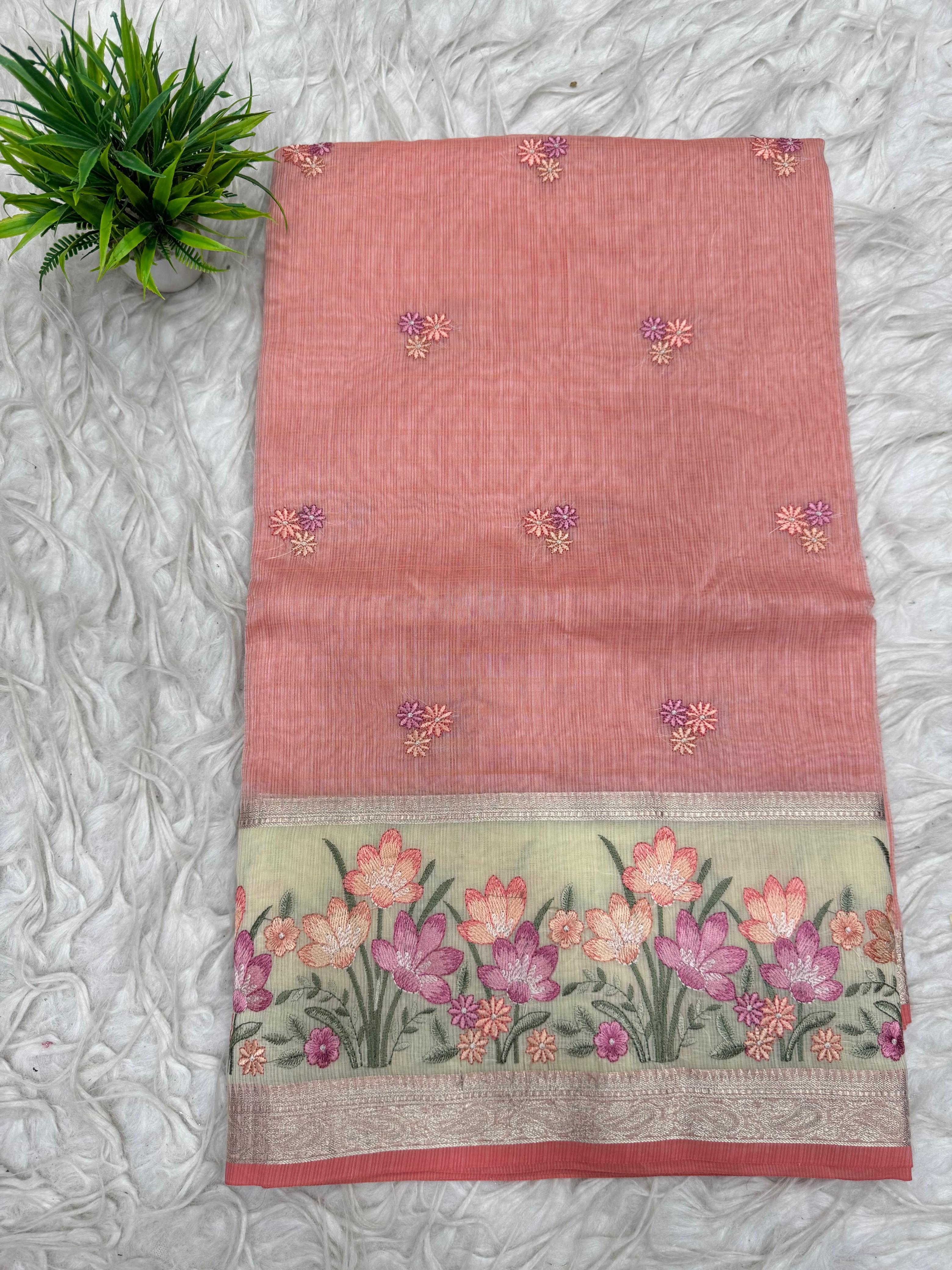 Tusser Kota Saree