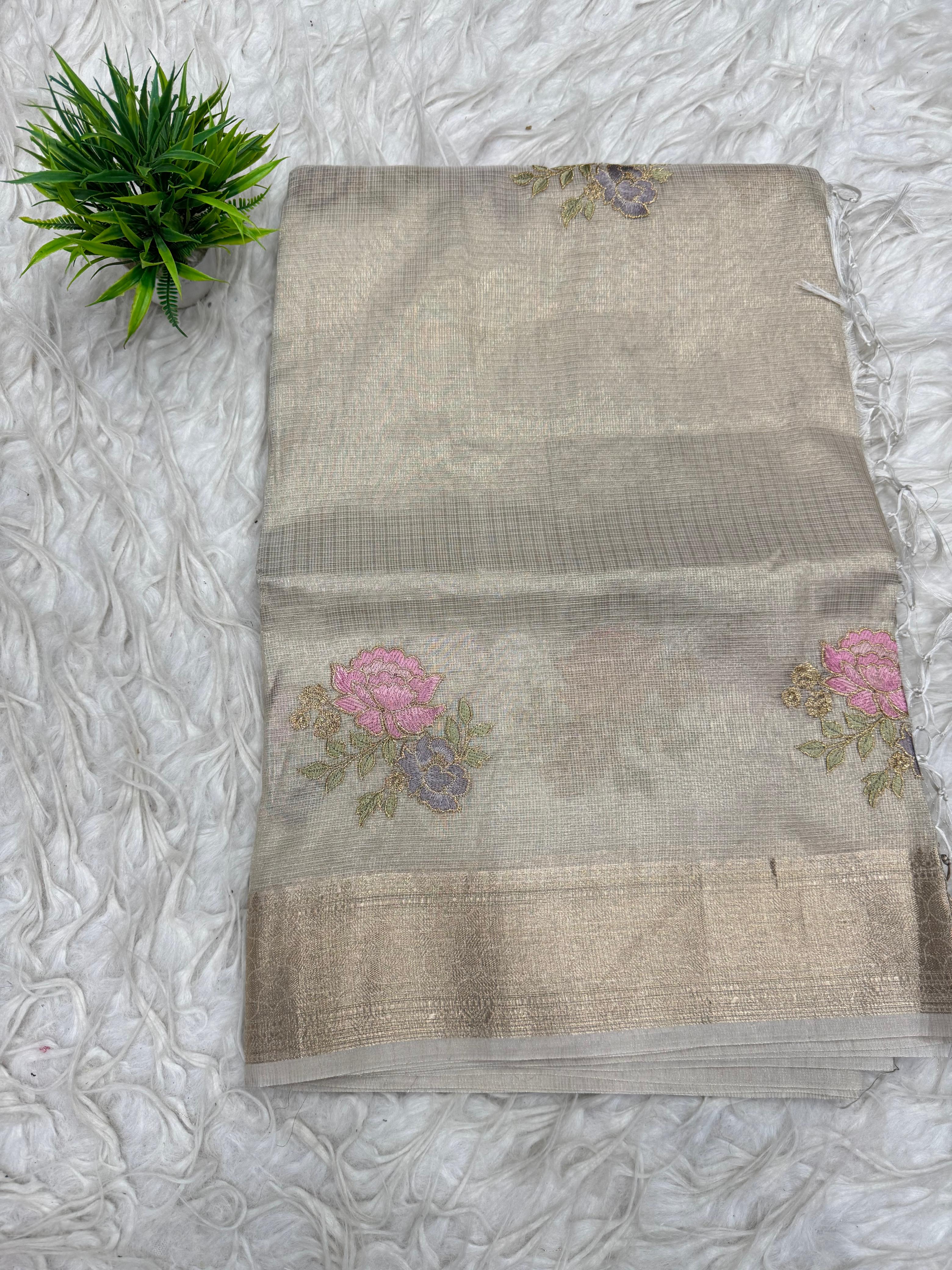 Tusser Kota Saree