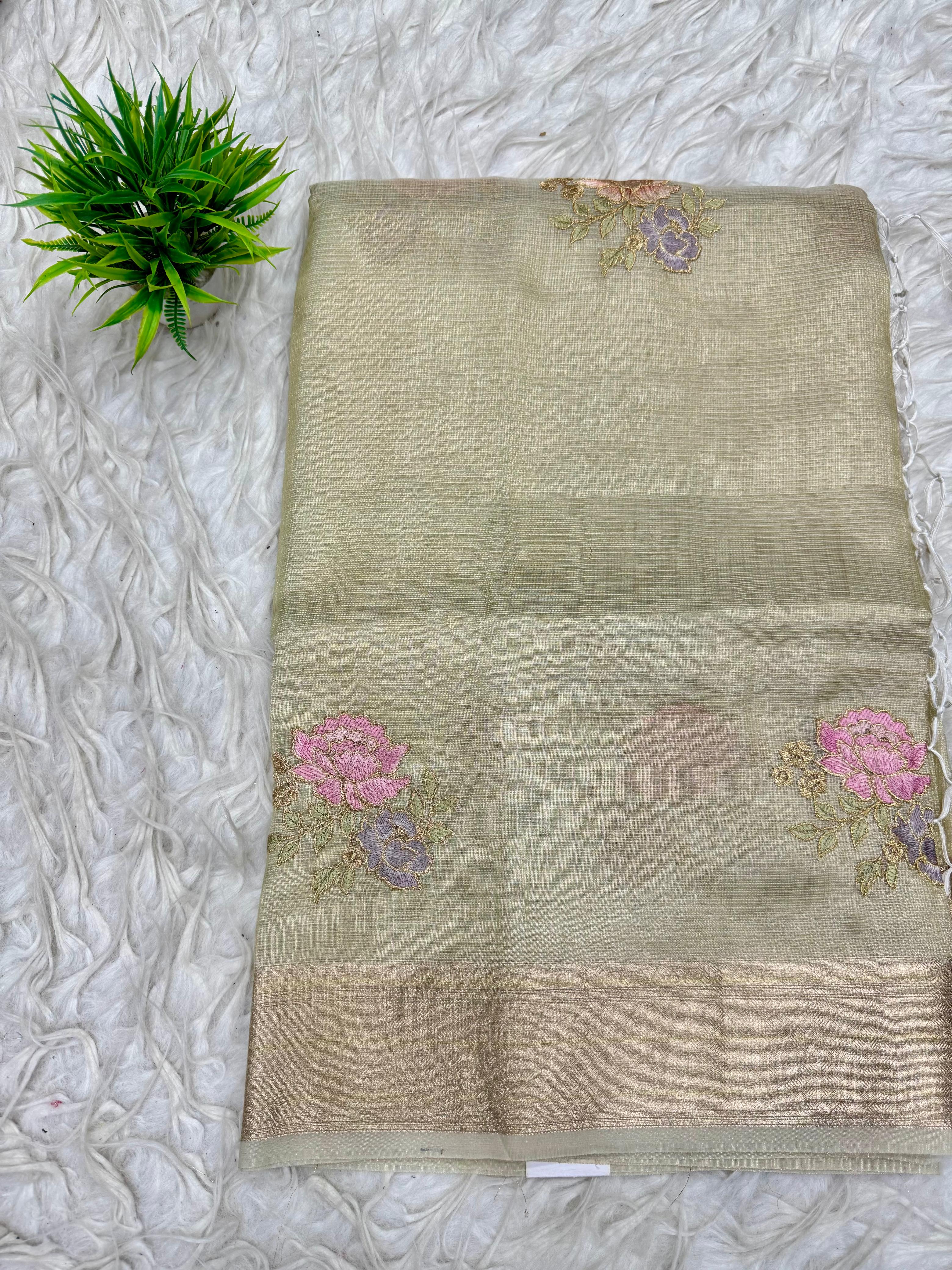 Tusser Kota Saree