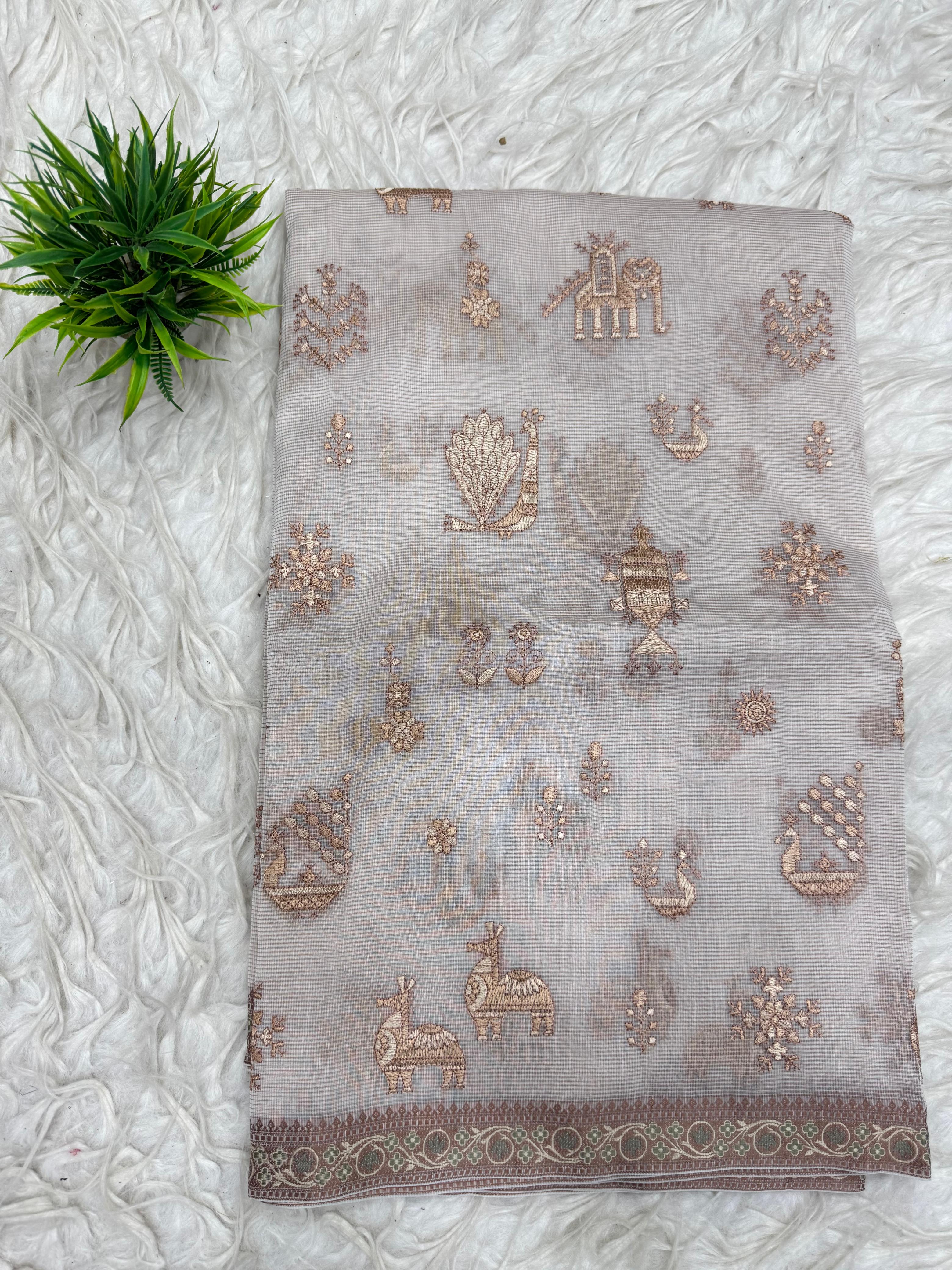 Tusser Kota Saree
