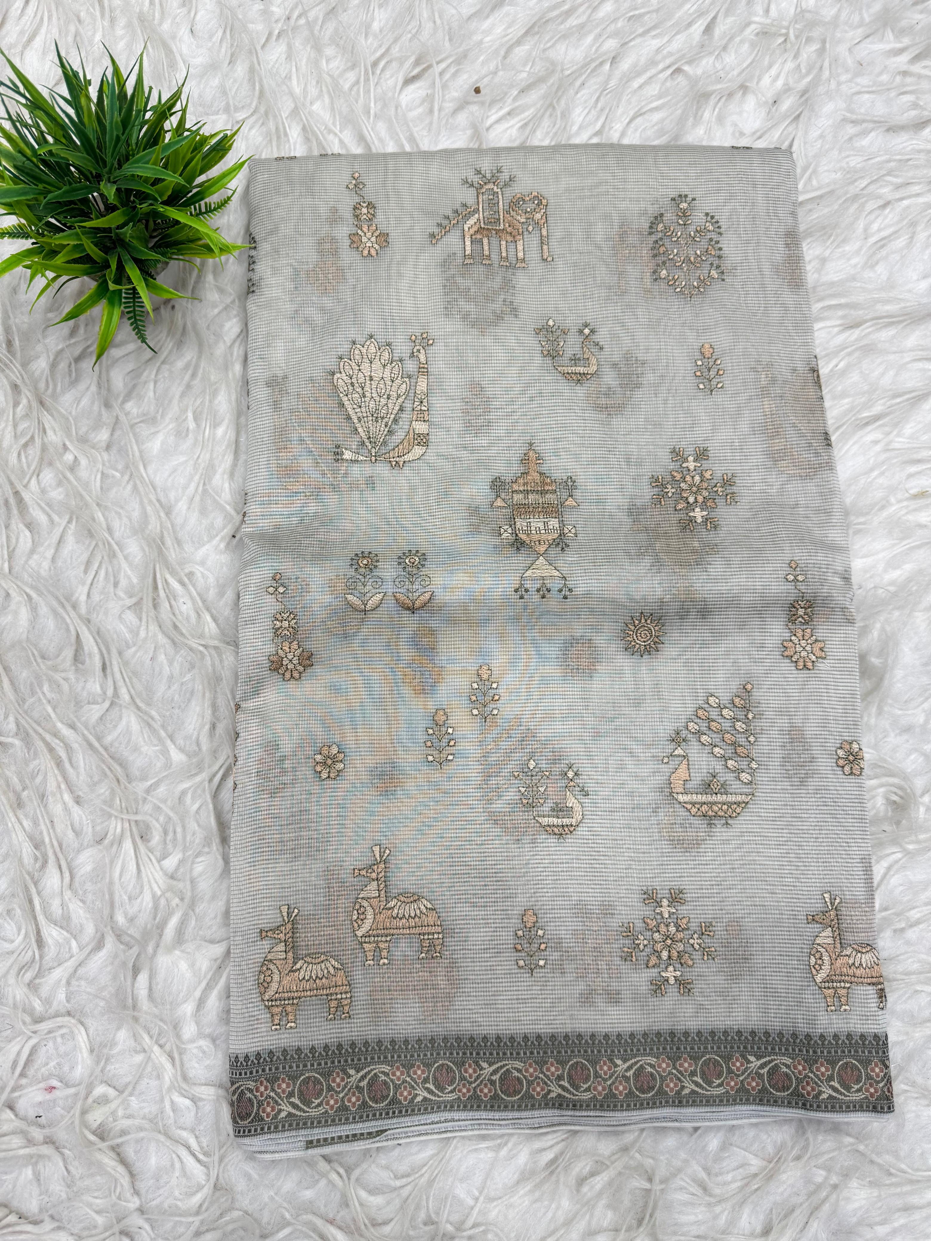 Tusser Kota Saree