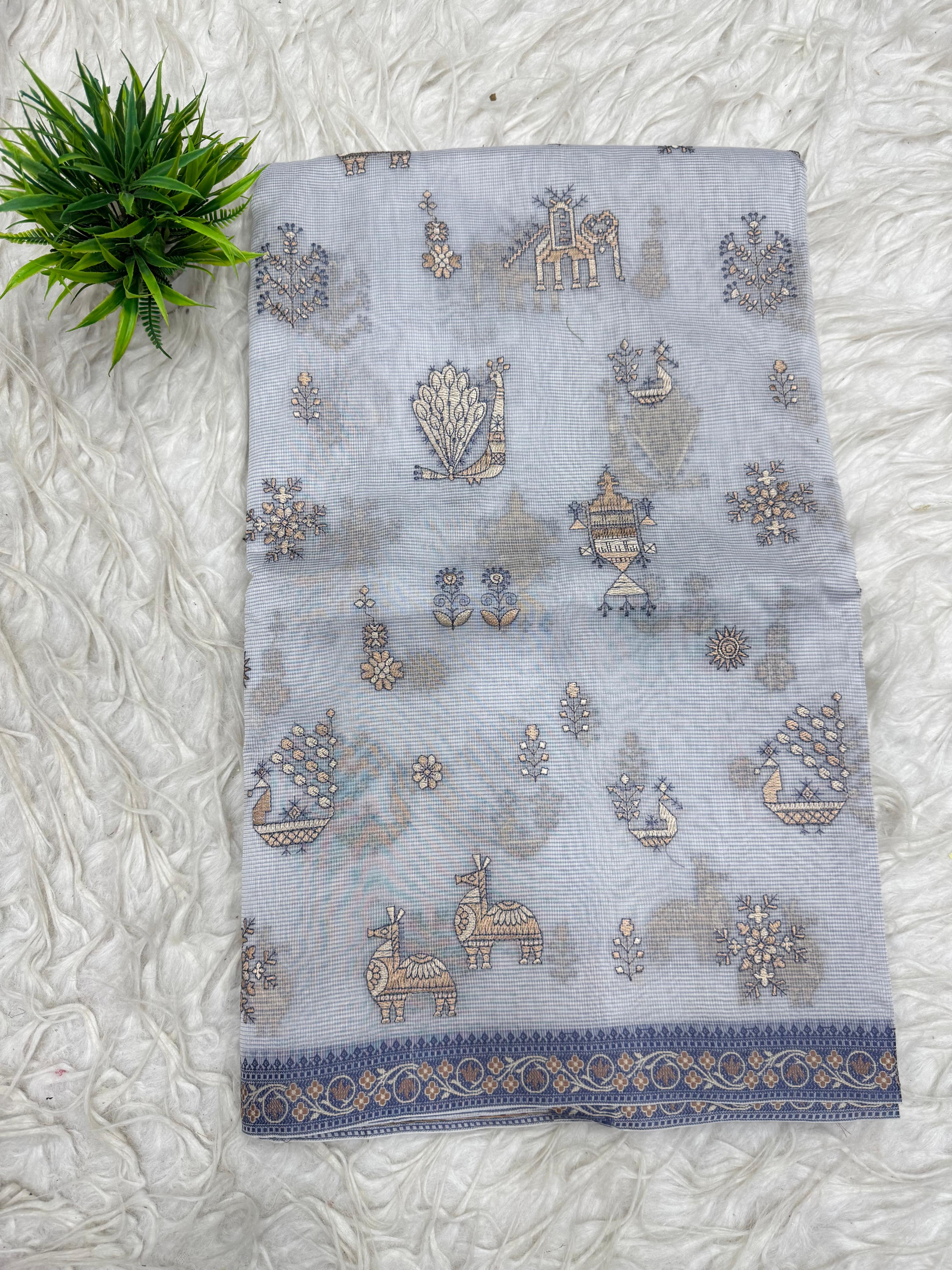 Tusser Kota Saree