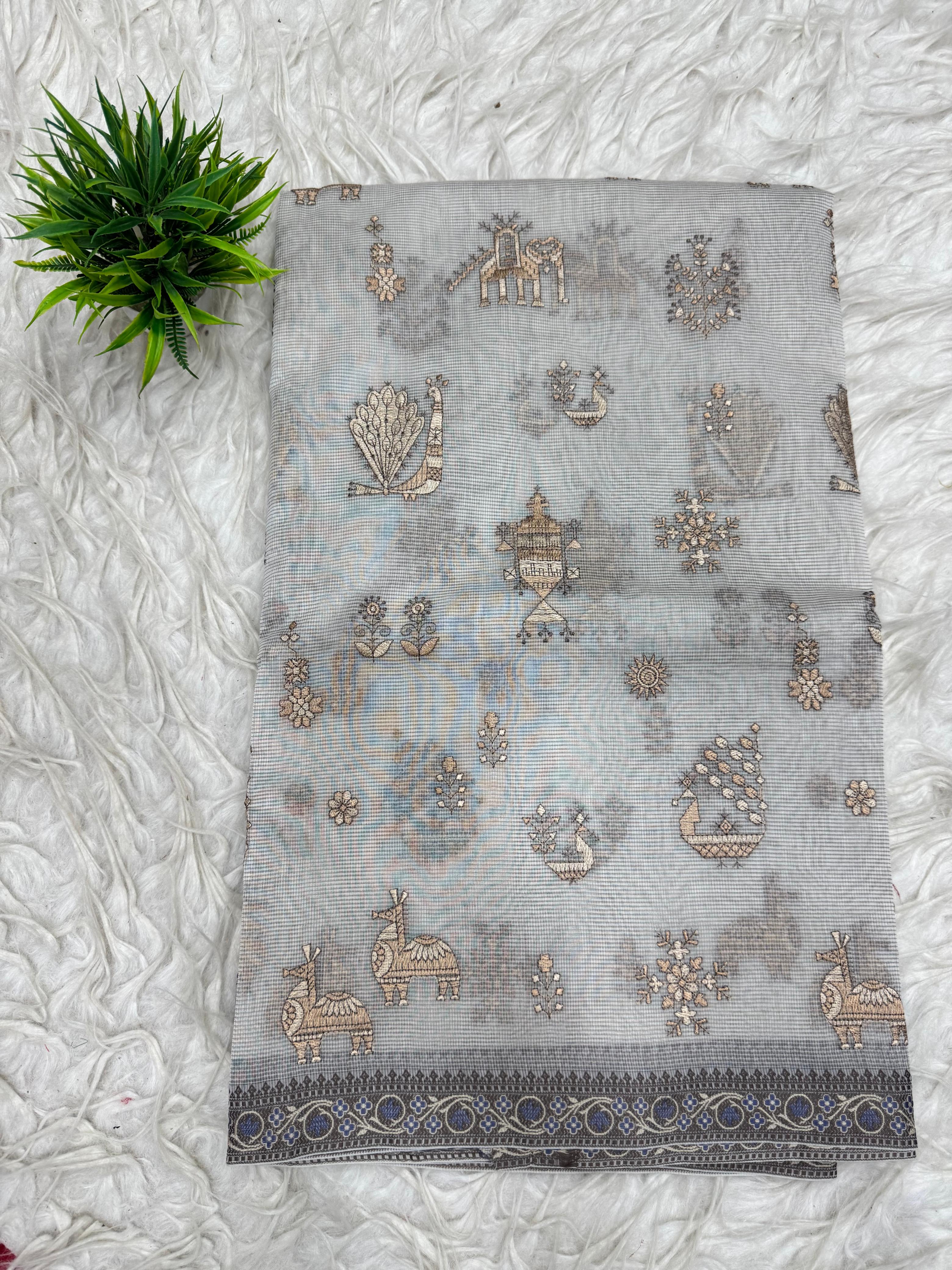 Tusser Kota Saree