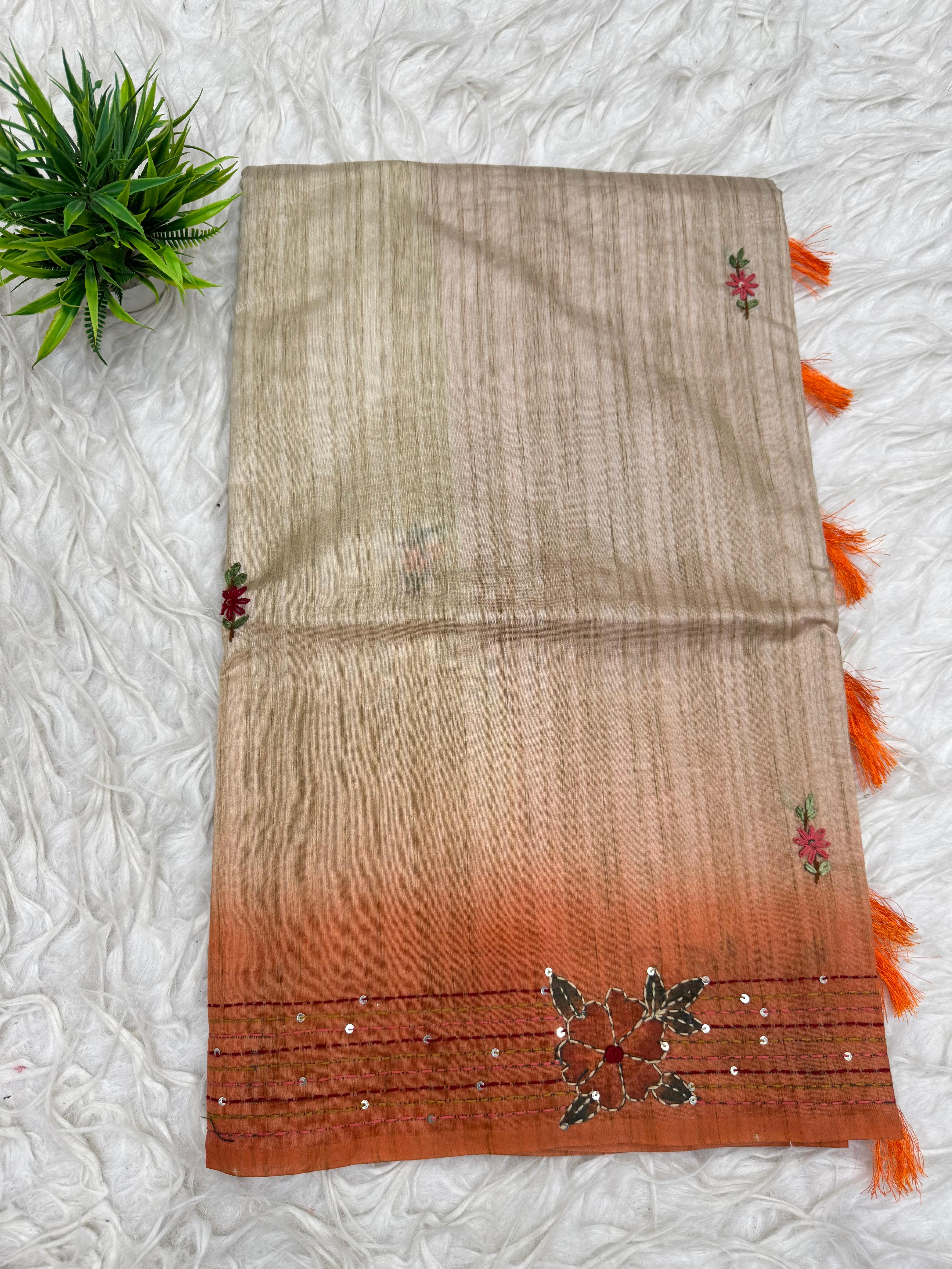 Tusser Kota Saree