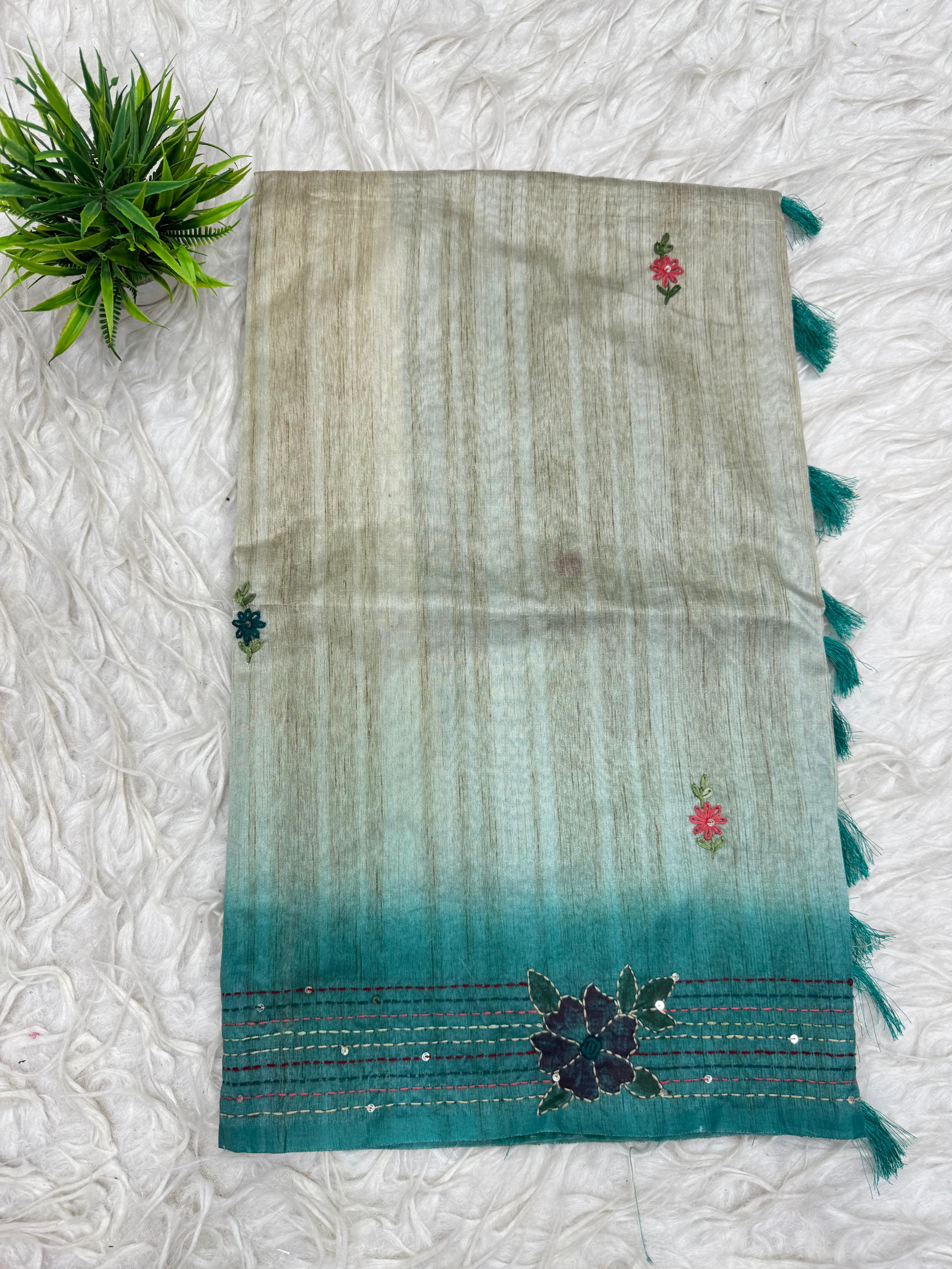 Tusser Kota Saree