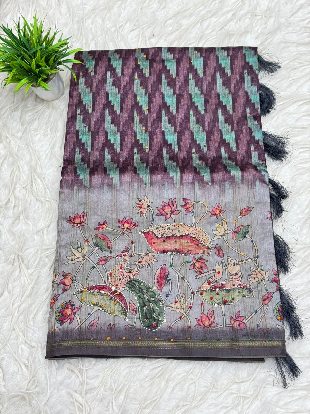 Tusser Kota Saree