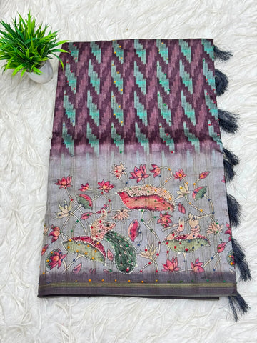 Tusser Kota Saree