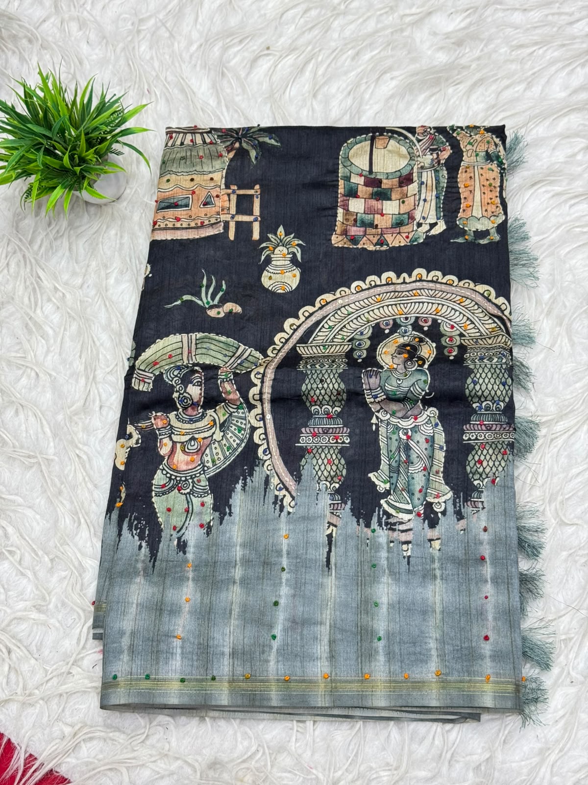 Tusser Kota Saree