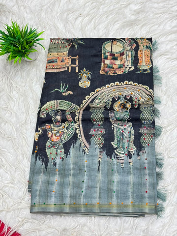 Tusser Kota Saree