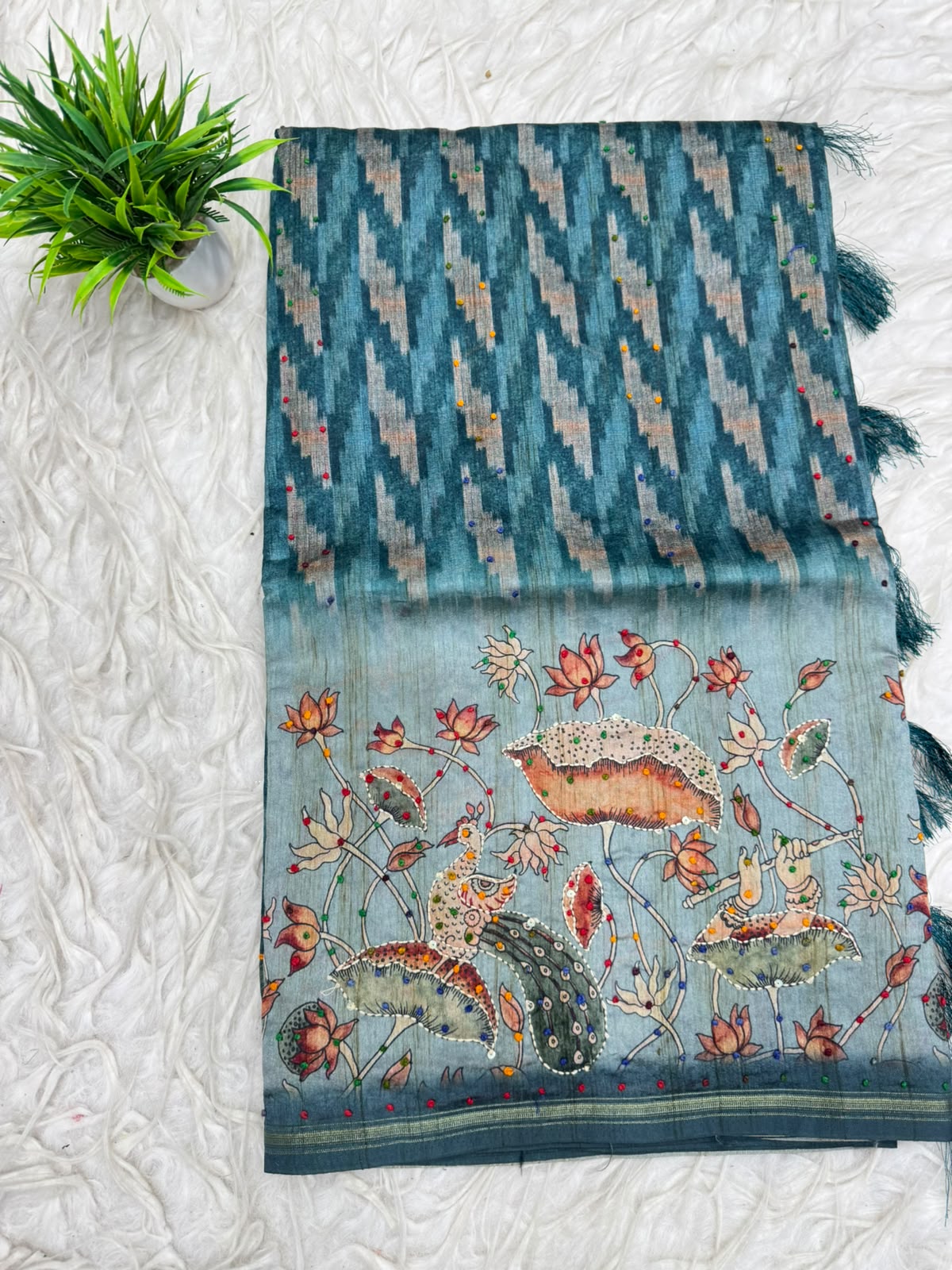 Tusser Kota Saree