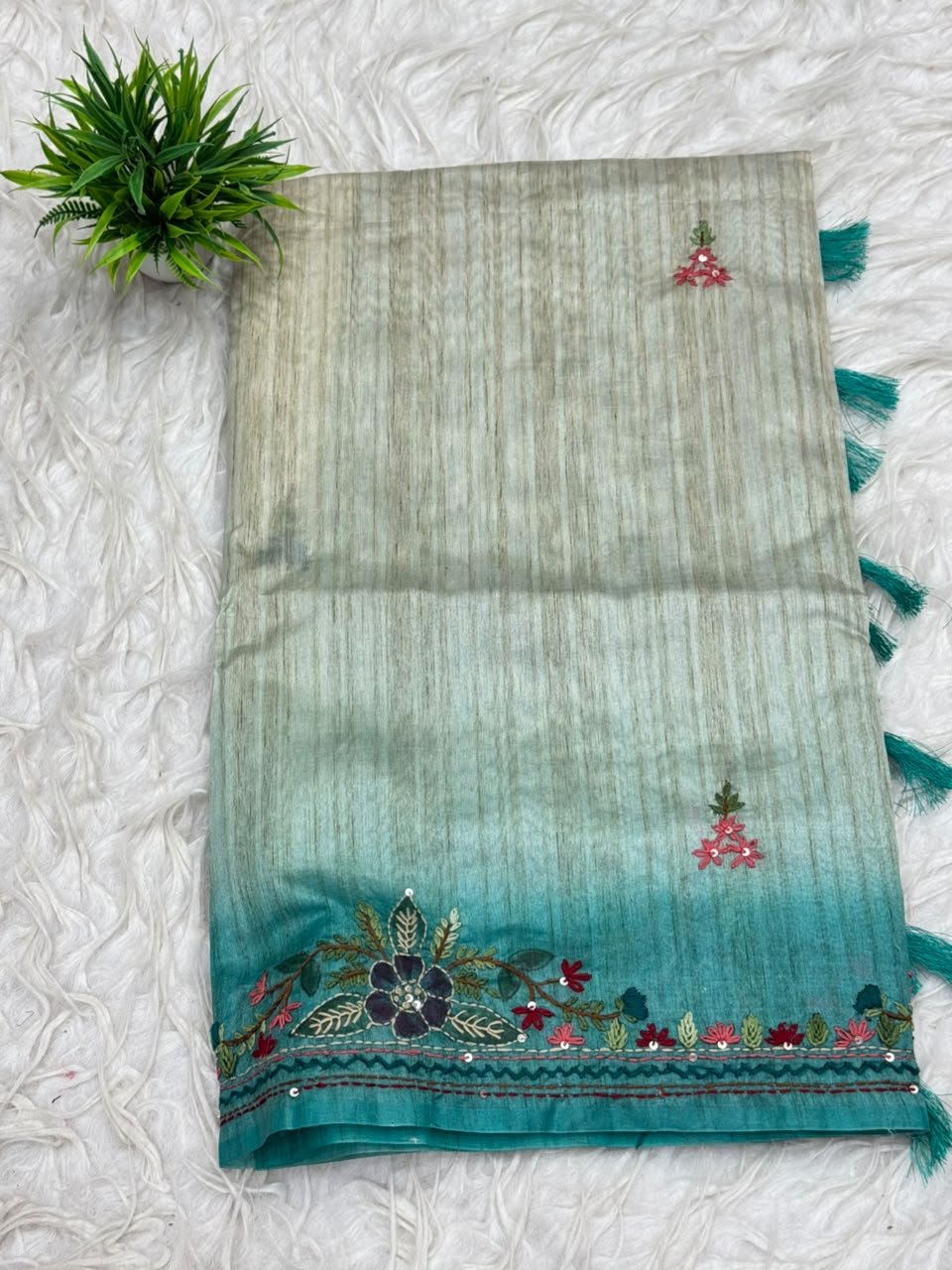 Tusser Kota Saree