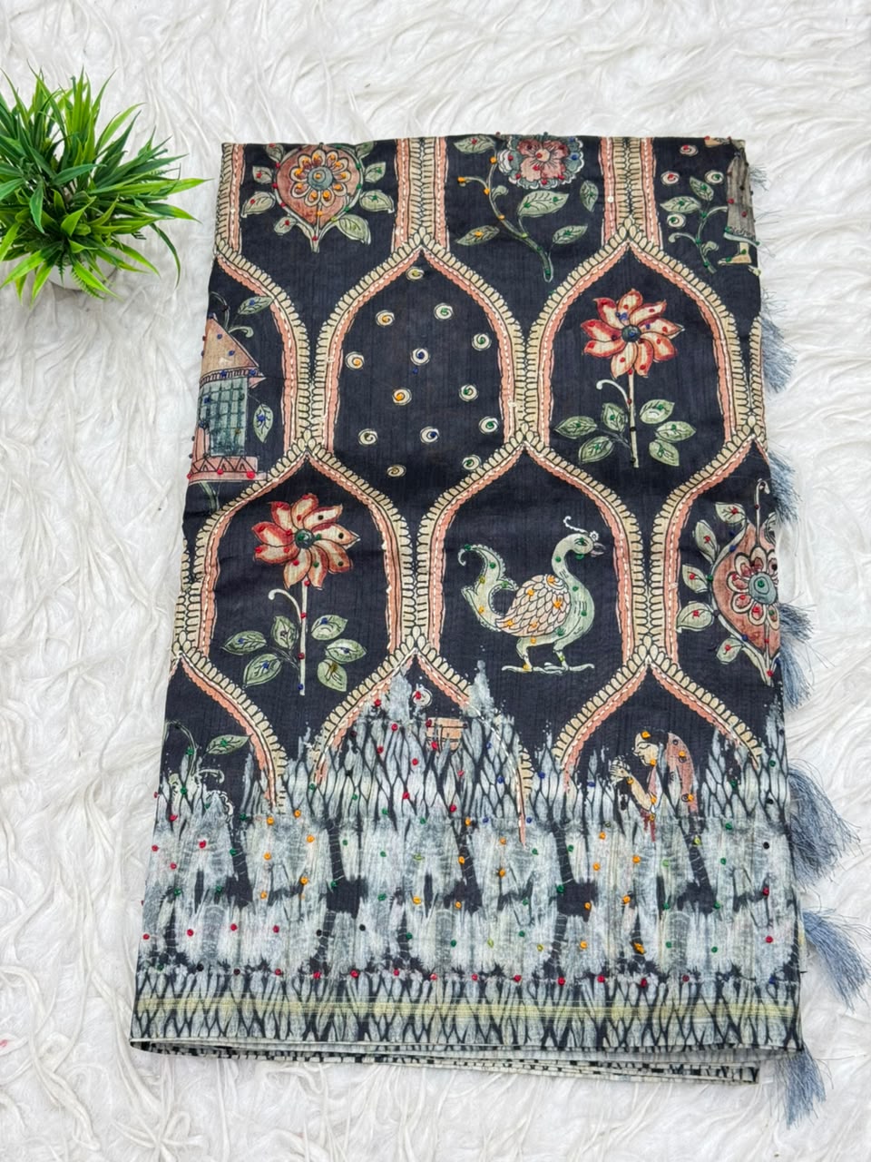 Tusser Kota Saree