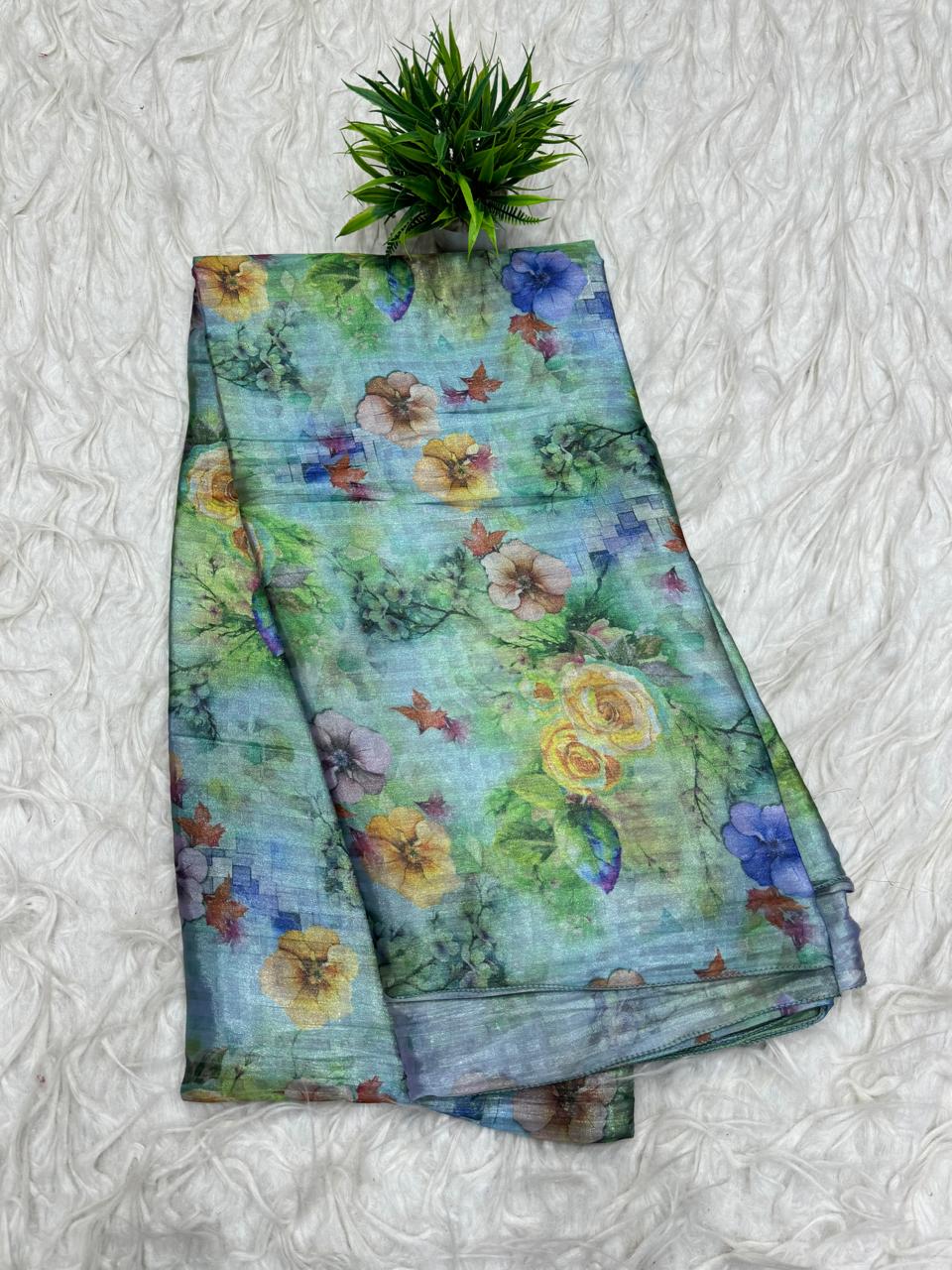 Snake georgette Sarees