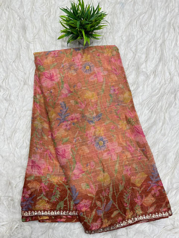 Snake georgette Sarees