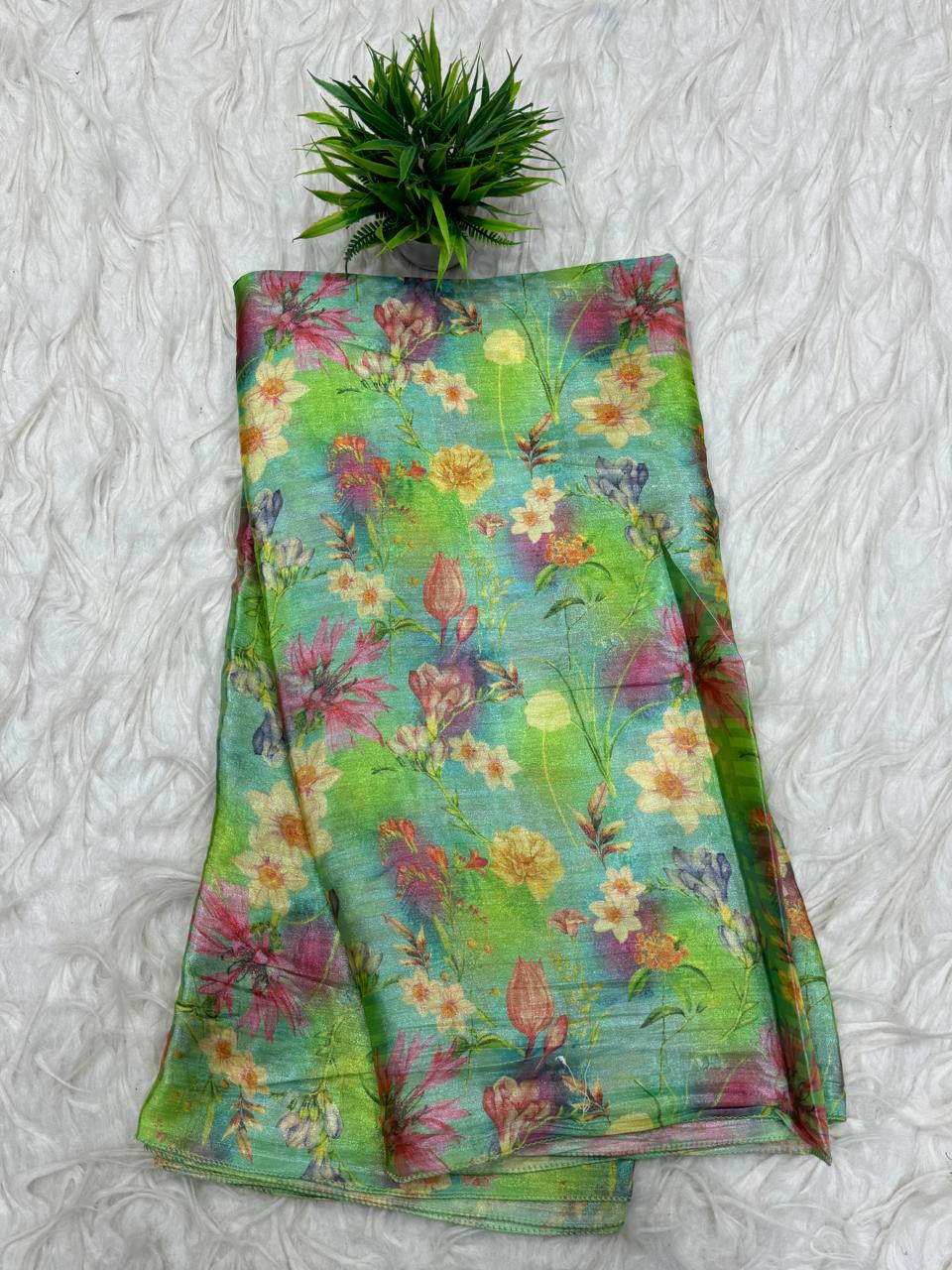 Snake georgette Sarees